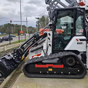 Hydromek HMK 62T Compact Crawler <b>Loader</b> with <b>Backhoe</b> – Diesel Hydraulic Construction Machinery - Product Image 4