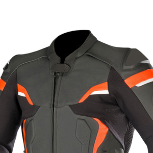 100% veste de motard en cuir ajustée pour hommes de haute qualité/conception de fermeture personnalisée prix raisonnable veste de motard - Product Image 6
