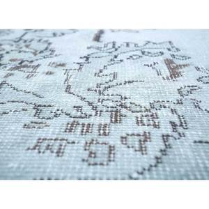 Alfombra de Lana Anudada a Mano Estilo Vintage, Diseño Abstracto con Medallón Azul, para Sala de Estar, Pasillo, Rectangular, Diseño de Patchwork, Pae-606 - Product Image 3