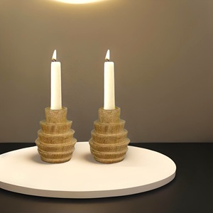 Excellent Quality Carving Design Natural Wooden <b>Candle</b> Holder for <b>Candle</b> Decoration at Very Low Price - Product Image 4