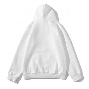 Zipper personnalisé 500 GSM sweats à capuche lourds lavés à l'acide bases coton mélangé - Product Image 2