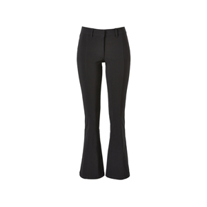 Pantalones acampanados de cintura alta para mujer, pantalones acampanados simples de estilo informal sólido con decoración de bolsillo frontal, ropa de oficina para invierno - Product Image 6
