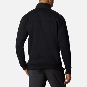 High Quality 100% Cotton <b>Quarter</b> Zipper Pullover Sweatshirt Custom Half <b>Zip</b> Hoodies Streetwear with Standing Neck for Winter - Product Image 3