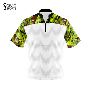 Maillots de bowling pour équipes et clubs Chemises de sublimation légères avec logo Maillots de bowling pour hommes - Product Image 1