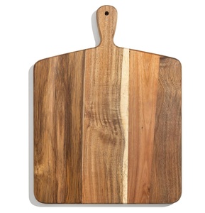 Planche à découper antibactérienne en bois massif monobloc robuste avec utilisation réversible pour la coupe - Product Image 5