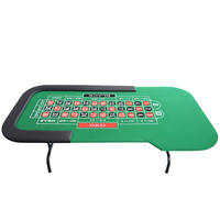 Table à Roulette pliable de Casino entièrement personnalisable avec du bois lourd de qualité. Tous les Types de personnalisation sont acceptés