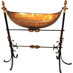 Bain d'oiseaux antique en fer, style rouillé, récipient à eau en métal pour jardin, patio, terrasse, véranda ou cour, à prix de gros - Product Image 5