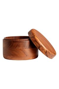 Shisham Handmade Wooden Canister <b>Set</b> of 1 Kitchenware Storage Accessories for Sugar Coffee <b>Tea</b> & Condiments Cover Styles - Product Image 6