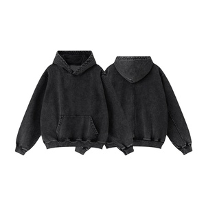 Sudadera con Capucha y Cremallera de 350 g/m², 100% Algodón, Estilo Vintage, Personalizada, con Tela Transpirable de Secado Rápido para Hombre - Product Image 2