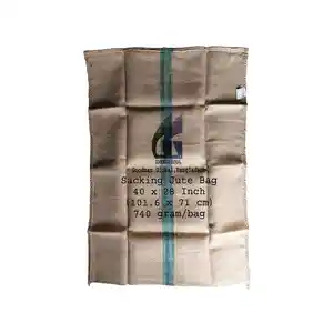60 kg New Jute Sack 40 × 28 Zoll 740 g für Kaffee Kakao lebensmittelqualität Gunny-Sack Raupensäcke Großhandel Goodman Global Bangladesch