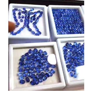 491ชิ้นของ kyanite สีฟ้าธรรมชาติ5x3มม. 6x4มม. 7x5มม. 290 CTS Lot iroc ขายคุณภาพสูงตัดเรา $290สำหรับทุกคน - Product Image 1