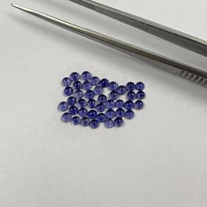 พลอยคริสตัลบำบัดอัญมณีทรงหลวมสีฟ้าธรรมชาติ2มม. สำหรับทำเครื่องประดับขายส่ง - Product Image 2