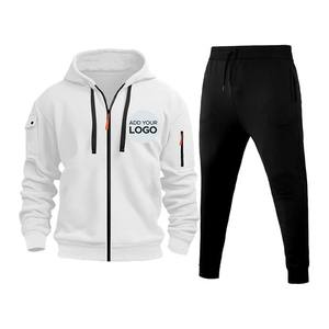 Chándal para hombre, chándal informal con capucha, Sudadera con capucha de manga larga y pantalón de chándal, chándal para correr - Product Image 3