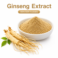 Poudre d'extrait de ginseng LongBio, extrait naturel de racine de ginseng Panax 5:1 10:1 20:1, ginsénosides, OEM ODM personnalisé