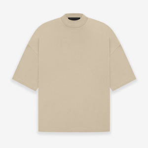 เสื้อยืดผ้าฝ้ายโอเวอร์ไซส์หนาพิเศษสำหรับผู้ชายผ้าเทอร์รี่หนา2025 300gsm ไหล่ปล่อยคอลูกเรือพอดีตัว T 2025 - Product Image 1