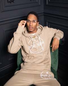 Custom Oversized Embroidered French Terry Baggy Hoodie Cotton Fleece <b>Jumper</b> Heavyweight Print CrewNeck Sweatshirt For Women - Product Image 2