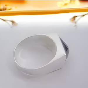 Anillo de Plata de Ley 925 Anillo de piedras preciosas Chapado en plata para boda, aniversario, compromiso, fiesta y regalo para mujeres, Unisex - Product Image 1