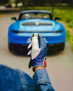 Gants de conduite antidérapants personnalisés en cuir véritable Conception antidérapante confortable et de vente chaude - Product Image 3