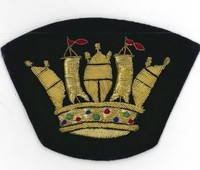 Meilleure Qualité Mode Bullion Fil Broderie À La Main Badge Vente En Gros Accessoire De Vêtement Mode Bullion Badge Patch Fabricants