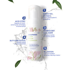 CharmLash Apaisant Prolonger Lash Shampooing Logo Personnalisé Shampooing D'extension de Cils Liquide avec Marque Privée - Product Image 2