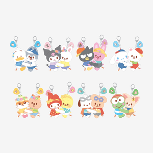 Porte-clés en peluche HUG - Personnages SKZOO X SANRIO avec POB K-POP Stray Kids Coréen Vente en gros Possibilité de choisir les membres - Product Image 1