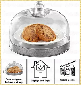 Soporte de Hierro para Tartas con Cúpula para Eventos de Celebración, Ideal para Bodas, Fiestas, Hogar y Restaurantes, Exhibición a Precio Mayorista en India - Product Image 6