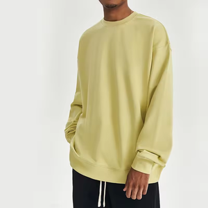 Oliver colour Pull Plain Blank Sweatshirt Crewneck Cotton Custom Crew Neck Sweatshirt For Men - Product Image 3