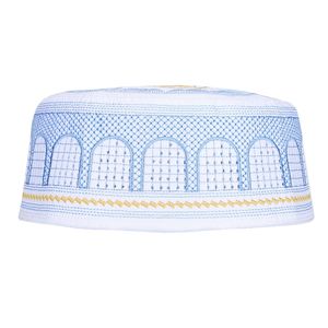 Chapeau de prière musulman pour hommes, arabe, musulman |   Kufi en coton premium brodé |   Vêtements décontractés et religieux OEM - Product Image 2