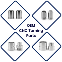 Servicio de Mecanizado CNC Personalizado de Piezas de Aluminio 6061-T6 7075-T6 6063, Componentes de Aleación de Aluminio Torneados por CNC
