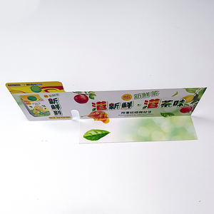 Estante de exhibición de PVC Talker Señalización minorista personalizada para marca y ventas Boost Etiqueta publicitaria promocional para exhibición de escaparate - Product Image 4