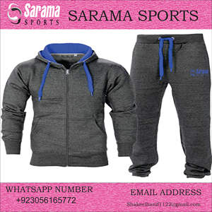 Uniforme de jogging à capuche vierge pour hommes, maillot d'entraînement professionnel, de marque, gris, - Product Image 5