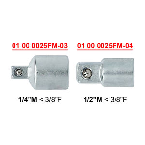 Taiwan Fournisseur OEM ODM 5pcs Adaptateur de prise 1/4 "Dr. 3/8 "Dr. 1/2 "Dr. Kit d'outils pour douilles d'entraînement - Product Image 5