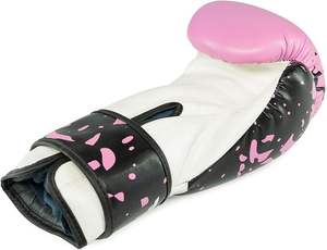 Guantes de Boxeo Negros de Diseño Simple para Adultos, Resistentes a Desgarros, 8oz, 10oz, 12oz, 14oz, 16oz, de Cuero PU - Product Image 5