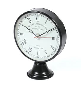 Ak Horloges de table en laiton Horloge de table classique sans tic-tac avec voyage silencieux rétro de style simple - Product Image 1