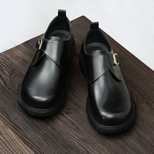 Chaussures en cuir avec talon renforcé et semelle antidérapante, chaussures formelles pour hommes, chaussures de travail pour hommes - Product Image 4