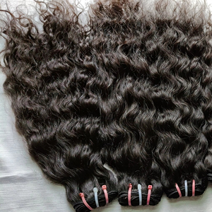 100% cutícula alineada de alta calidad Natural negro indio crudo sin procesar extensiones de cabello humano de un solo donante de alta calidad - Product Image 3