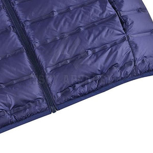 เสื้อแจ็คเก็ตพัฟเฟอร์แขนยาวน้ำหนักเบาสำหรับผู้ชายไซส์ใหญ่ เหมาะสำหรับสวมใส่ในชีวิตประจำวันและอากาศเย็น - Product Image 3