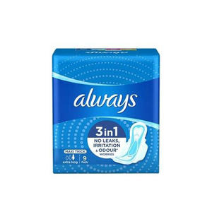 Alwayss Ultra Thin Long Night, Toallas Sanitarias Transpirables de Fibra de Bambú, Extra Grandes, 112 Unidades, Envío Rápido - Product Image 4