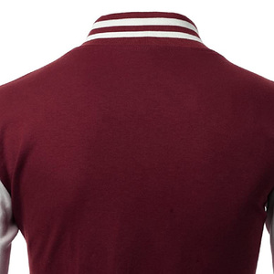 Chaqueta universitaria con letras vintage de lana personalizada OEM para hombre, chaquetas universitarias con mangas y cuerpo de lana de la mejor calidad para hombre - Product Image 5