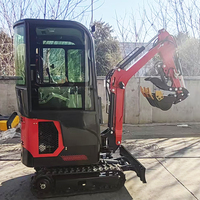 Mini-excavatrice Yuanxing avec moteur Kubota ou Yanmar, 0,8 tonne, 1 tonne, 1,2 tonne, matériel de terrassement familial