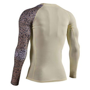 Camiseta de compresión OEM de manga larga BJJ MMA para hombre, Rashguard transpirable personalizable para entrenamiento en gimnasio, fabricada en Pakistán - Product Image 6