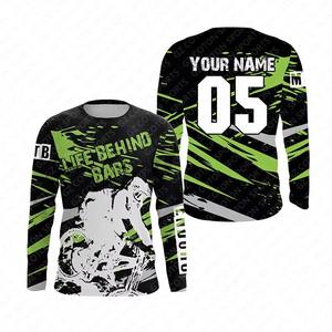 Comprar venta al por mayor OEM manga completa personalizada sublimación impresa transpirable poliéster Racer Biker Wear camisa - Product Image 2