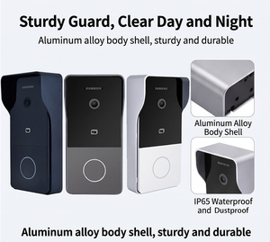 Station d'<span class=keywords><strong>interphone</strong></span> extérieure étanche IP65 Hiwink avec caméra 2K, kit de téléphone de porte en alliage d'aluminium avec bouton de sortie NFC et carte IC - Product Image 5
