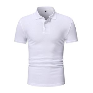 เสื้อโปโลลายสีพื้นลำลองของผู้ชายขายดี - Product Image 6