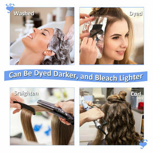 Cutícula virgen cruda alineada indio fabrica sin procesar mejor calidad ondulado natural 13x4 cabello humano frontal cabello crudo - Product Image 6