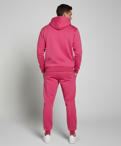 Survêtement décontracté à capuche pour homme, hiver, couleur unie, logo personnalisé, deux pièces, tenue de jogging, dernière mode, vêtements de sport, vente OEM ODM - Product Image 5