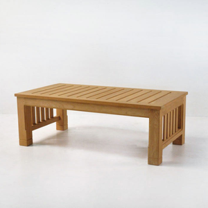 Table basse en bois de teck massif Offre Spéciale robuste Wibisana Design minimaliste moderne écologique pour meubles de maison et terrasse extérieure - Product Image 3
