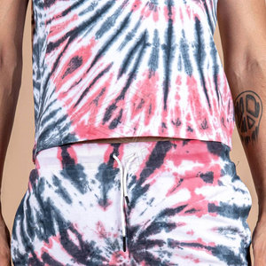 Ensembles shorts d'été pour hommes, vêtements de rue décontractés, t-shirt et short à manches en tissu éponge imprimé de grande taille, style formel - Product Image 5