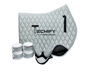 ชุดแผ่นรองขี่ม้าแบบมีสไตล์แผ่นรองอานม้าม้าแบบกำหนดเองสำหรับชุดแผ่นอานม้าม้าม้า - Product Image 1