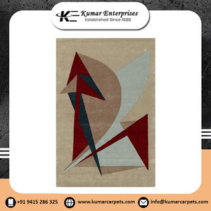 Tapis en laine touffeté de concepteur moderne de haute qualité grand tapis de zone de pile de boucle écologique ensemble Logo de prière brodé fabriqué à la main - Product Image 2